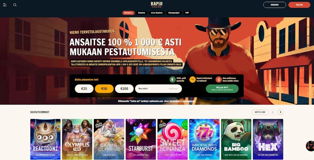 Rapid Kasino Arvostelu