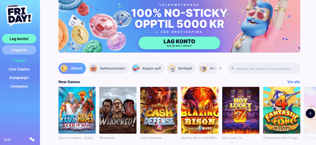 CasinoFriday Arvostelu